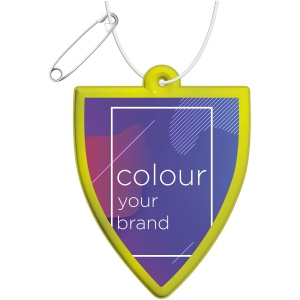 Attache réfléchissante en PVC en forme de badge H-12 RFX™ 4