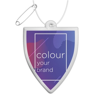 Attache réfléchissante en PVC en forme de badge H-12 RFX™ 5