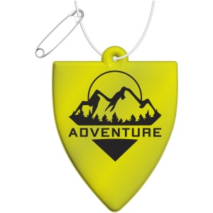 Attache réfléchissante en TPU en forme de badge H-12 RFX™ 4