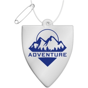 Attache réfléchissante en TPU en forme de badge H-12 RFX™ 5