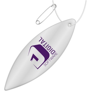 Attache réfléchissante en TPU en forme d'ellipse H-12 RFX™ 5