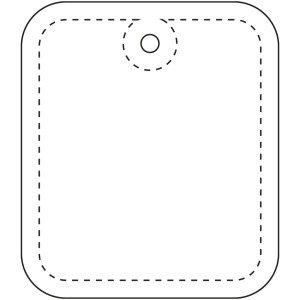 Attache réfléchissante rectangulaire en PVC H-20 RFX™, XXL 9