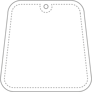 Attache réfléchissante en PVC en forme de trapèze H-09 RFX™ 8