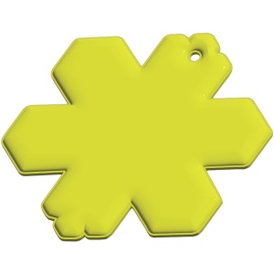 Attache réfléchissante en PVC en forme de flocon de neige H-10 RFX™ 6