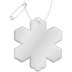 Attache réfléchissante en PVC en forme de flocon de neige H-10 RFX™ 3