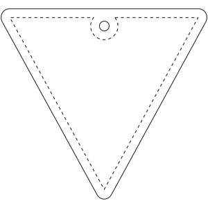 Attache réfléchissante en TPU en forme de triangle inversé H-12 RFX™ 8