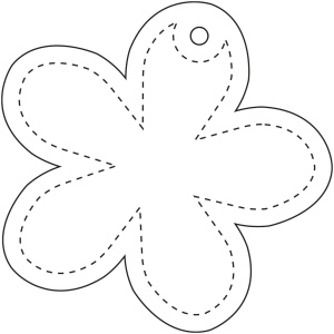Attache réfléchissante en TPU en forme de fleur H-13 RFX™ 9