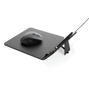 Tapis de souris en PU RCS avec chargeur 10W Swiss Peak 7