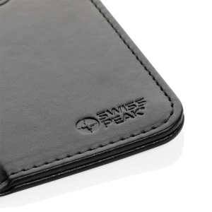 Tapis de souris en PU RCS avec chargeur 10W Swiss Peak 8