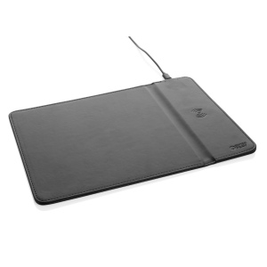 Tapis de souris en PU RCS avec chargeur 10W Swiss Peak 9