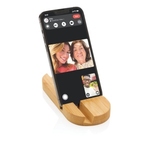 Support tablette ou téléphone en bambou 4