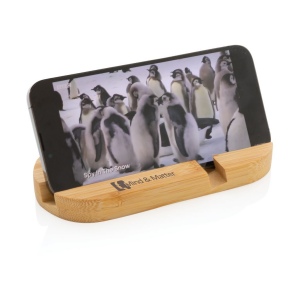 Support tablette ou téléphone en bambou 7
