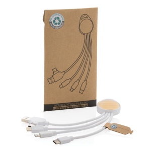 Câble Ontario 6-en-1 rond en plastique recyclé RCS 4