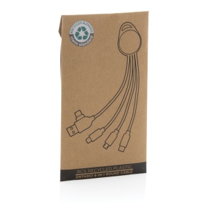 Câble Ontario 6-en-1 rond en plastique recyclé RCS 11