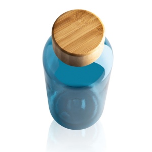 Bouteille 600ml en rPET RCS avec couvercle en bambou 28