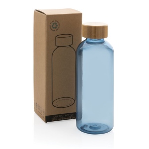 Bouteille 600ml en rPET RCS avec couvercle en bambou 34