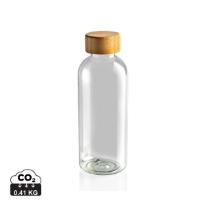 Bouteille 600ml en rPET RCS avec couvercle en bambou 2