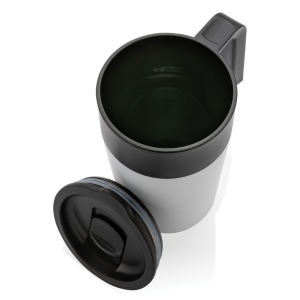 Tasse en acier inoxydable et PP recyclé GRS avec poignée 10
