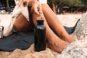 Bouteille 680ml en rPET RCS, couvercle en bambou 26