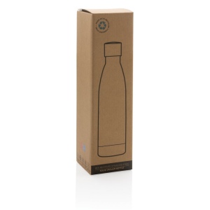 Bouteille iso couleur pleine en acier inoxydable recyclé RCS 41