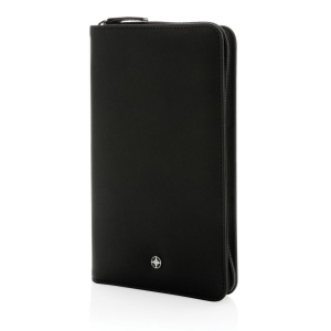 Portefeuille de voyage RFID Swiss Peak Heritage en rPU RCS 9
