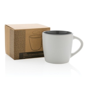 Mug 300ml en céramique avec intérieur coloré 12