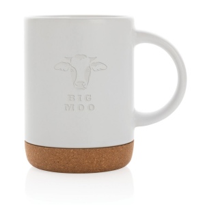 Mug 280ml en céramique avec base en liège 16