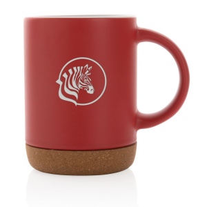 Mug 280ml en céramique avec base en liège 21