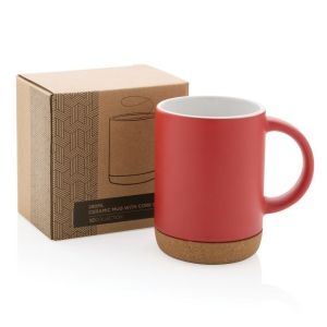 Mug 280ml en céramique avec base en liège 22