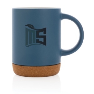Mug 280ml en céramique avec base en liège 26