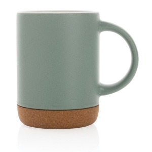 Mug 280ml en céramique avec base en liège 30