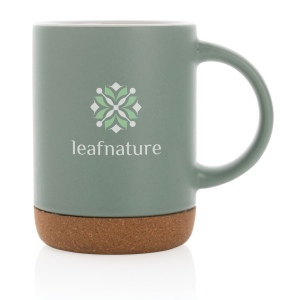 Mug 280ml en céramique avec base en liège 31