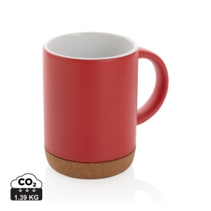 Mug 280ml en céramique avec base en liège 4
