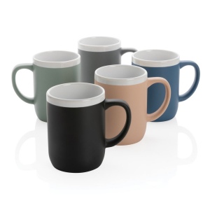 Mug 300ml en céramique avec bord blanc 23