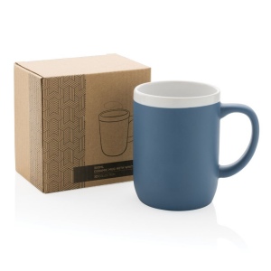 Mug 300ml en céramique avec bord blanc 24