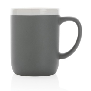 Mug 300ml en céramique avec bord blanc 15