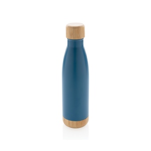 Bouteille isotherme en acier avec finition bambou 15