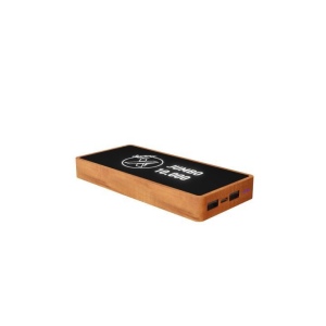Batterie externe eco jumbo 10000 FSC 100% érable (Import)