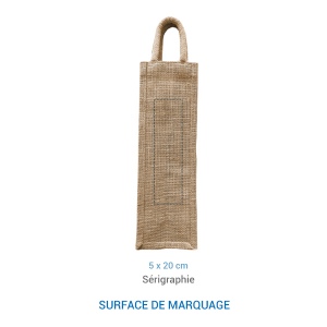 Sac Jute 1 bouteille 4