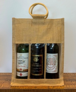 Sac Jute 3 bouteilles 2