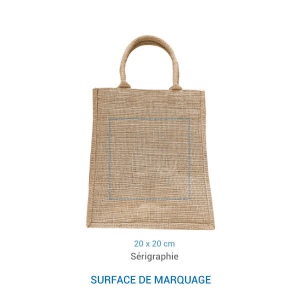 Sac Jute 6 bouteilles 4