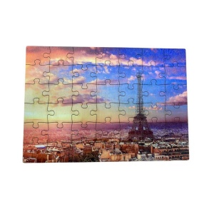 Puzzle RECTANGLE bois - France