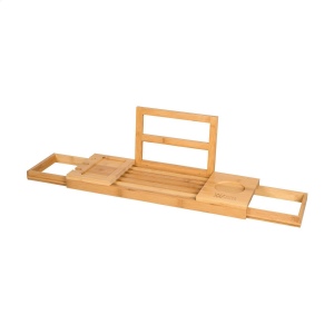 Profitez d'un bain relaxant avec cette planche de bain réglable de haute qualité en bois de bambou 3