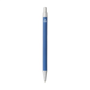 Stylo à bille à encre bleue avec un corps mince en déchets d'aluminium 15