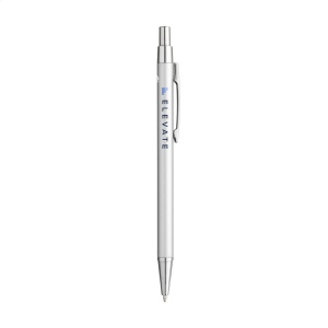Stylo à bille à encre bleue avec un corps mince en déchets d'aluminium 13