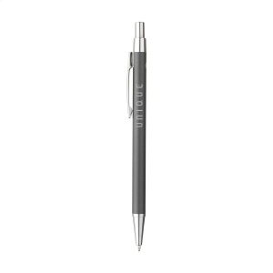 Stylo à bille à encre bleue avec un corps mince en déchets d'aluminium 4
