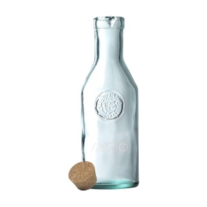Bouteille d'eau décorative avec bec verseur en verre de qualité robuste, 100% recyclé 3