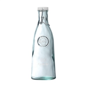Bouteille décorative à bouchon mécanique fabriquée en verre de qualité robuste, 100% recyclé 2