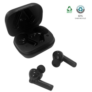 Ecouteurs Bluetooth ABS recyclé - BLUETECH 3