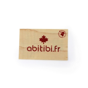 Carte bois - Format 85x54mm ou 50x50mm